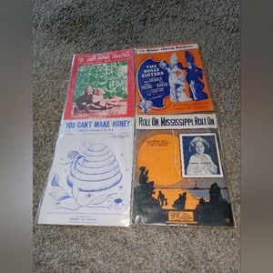 Vintage Sheet Music Mixed Lot